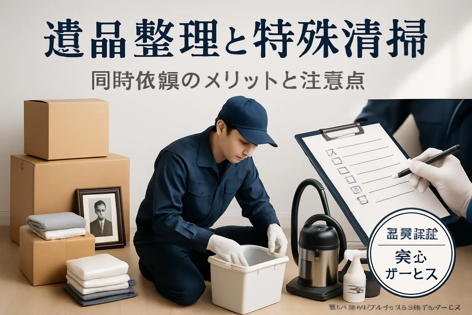 遺品整理と特殊清掃